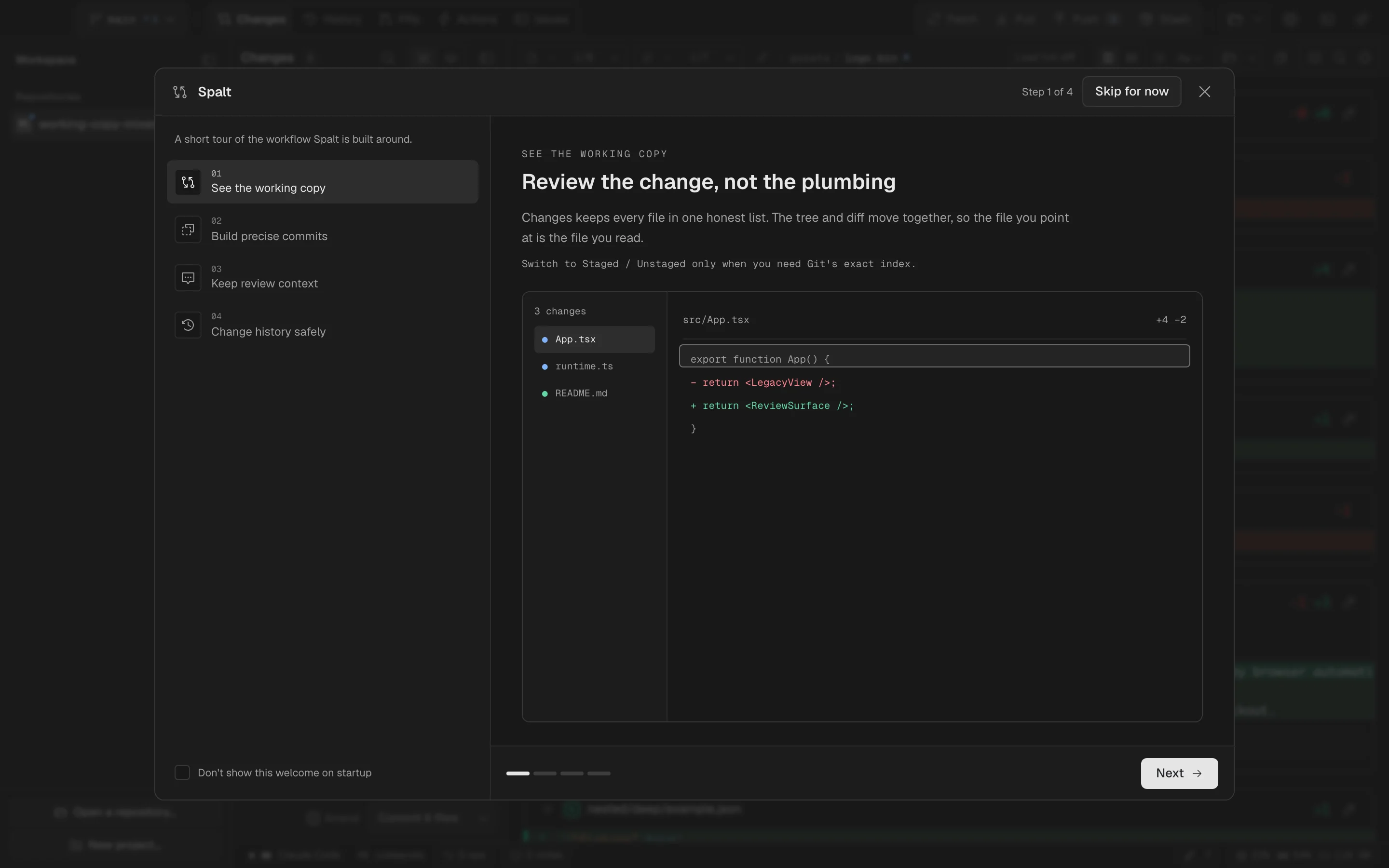 Spalt’s workspace welcome and repository setup